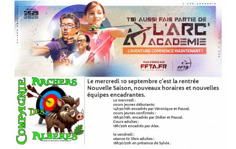 Rentrée 2025/2026